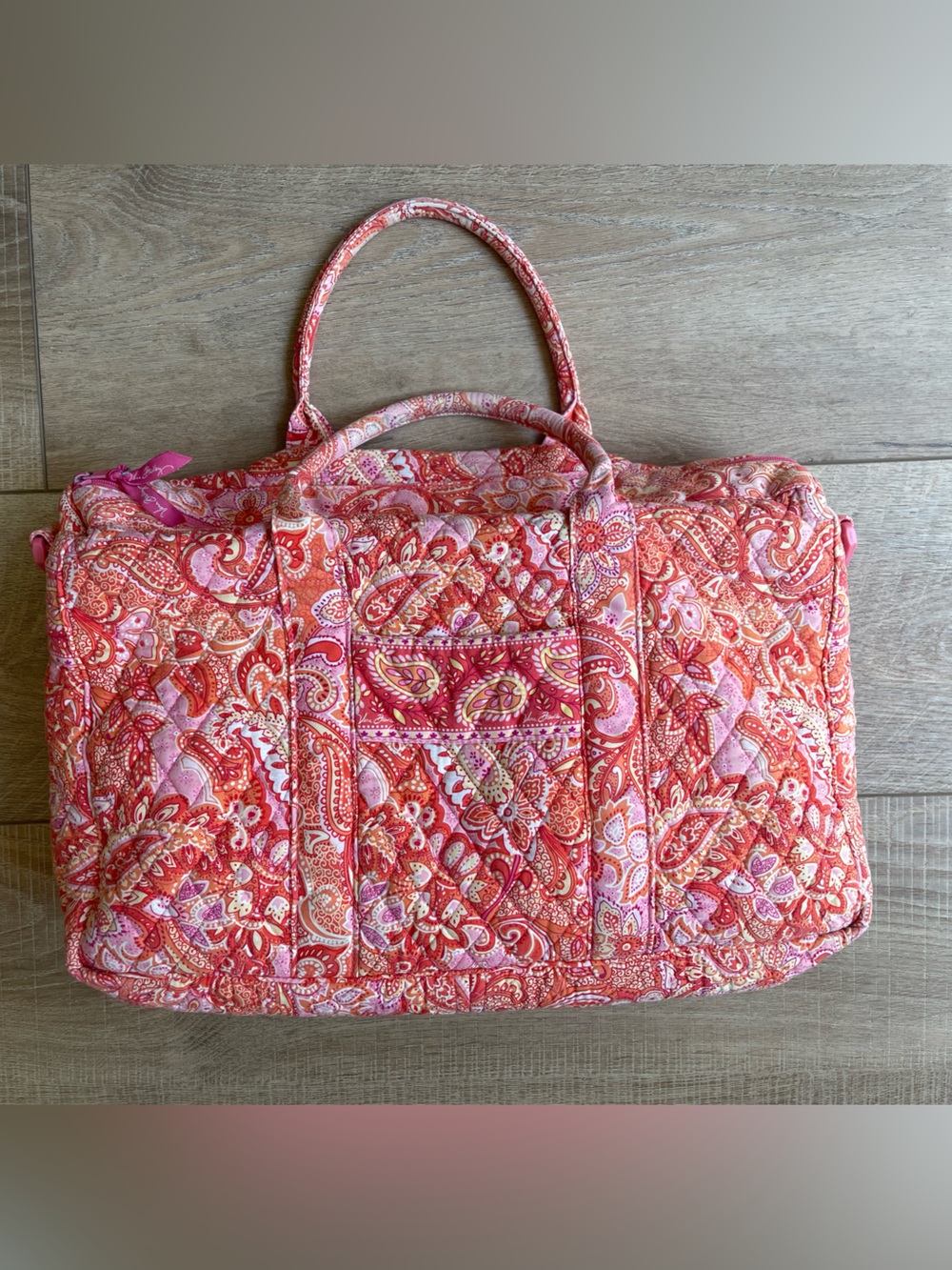 Vera Bradley Quilted Tote - Sherbet- Retired Pattern